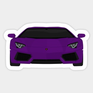 AVENTADOR PURPLE Sticker